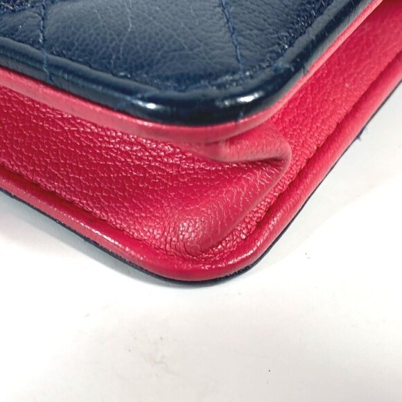 CHANEL Pink Caviar Leather Logo Pochette Shoulder Bag - Picture 7 of 14